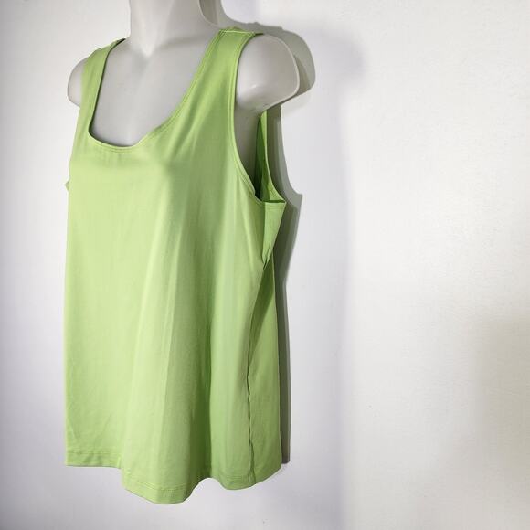 Chicos Women Tank Top Size 2 Large Sleeveless Stretch Lightweight Basic Layering - Picture 5 of 9